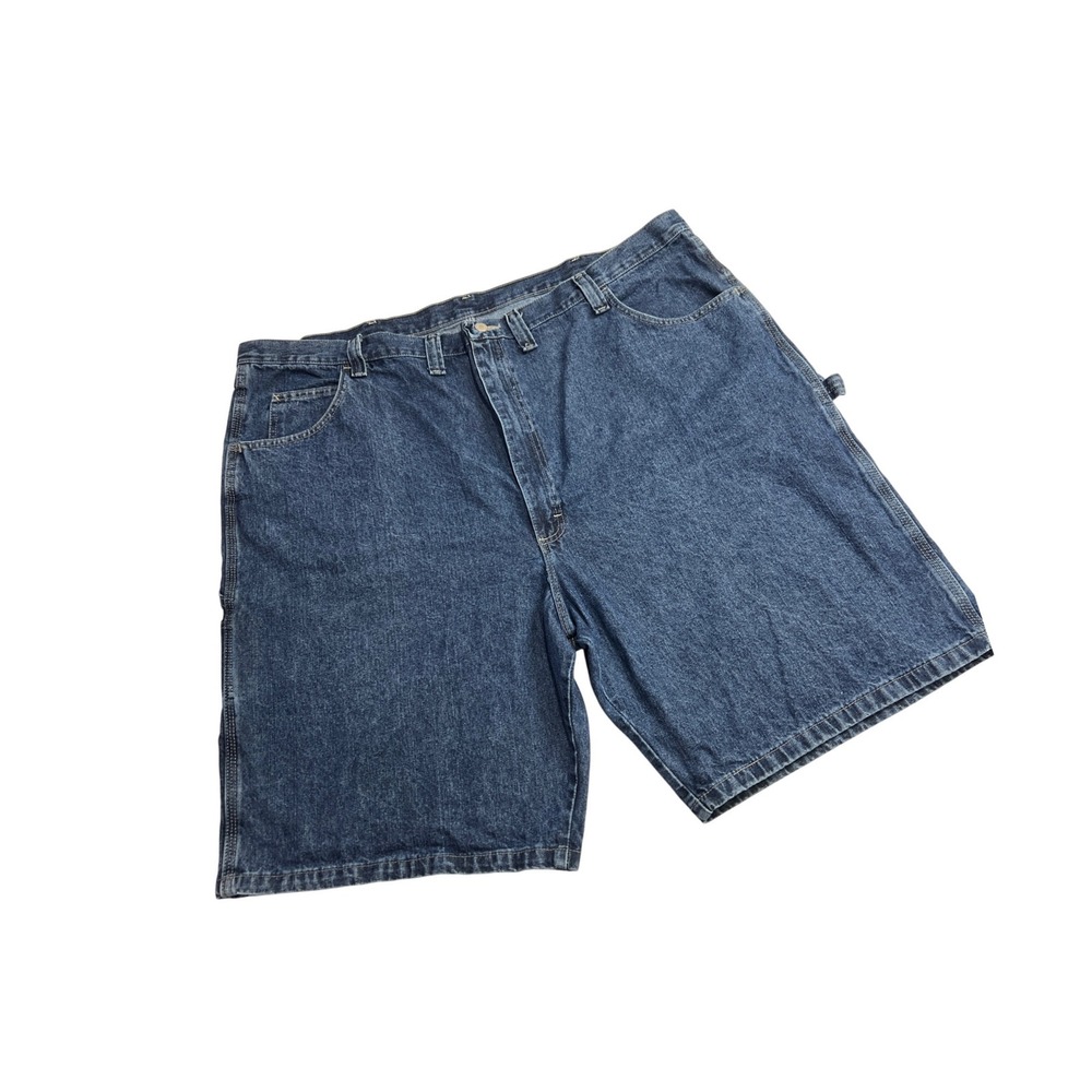 Wrangler Carpenter Denim Shorts Mens 48 Blue Heavyweight Utility Workwear‎ G7